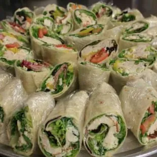 Mini Wrap Trays. Call for Prices