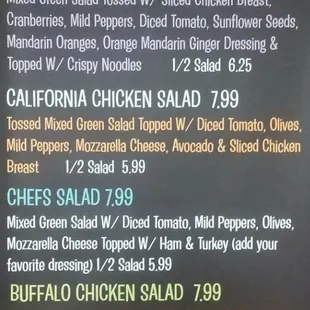 *Prices are subject to change without notice*