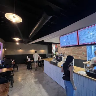 sushi and sashimi, interior
