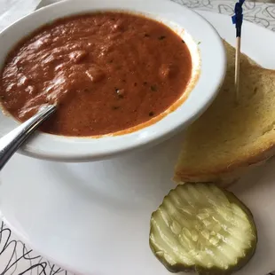 Grilled cheese and Tomato soup