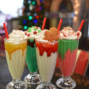 holiday milkshakes