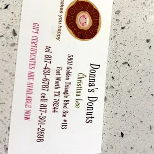 Business card