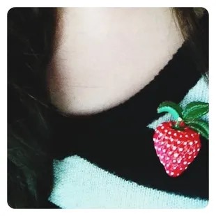 My new/old strawberry pin