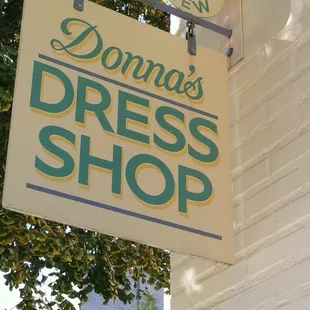 Donna's Dress Shop Sign, 39th St West - KC, MO
