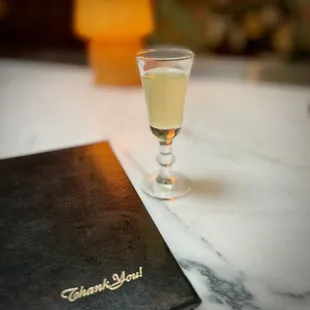 Limoncello complimentary