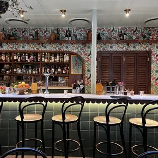 Bar seating, favorite part of this restaurant.