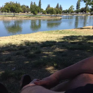 Lots of nice shady places to sit on a blanket