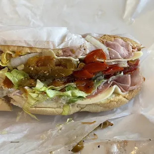 The Beast: no mustard/sweet peppers