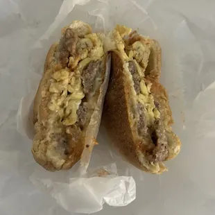 Sausage egg and cheese