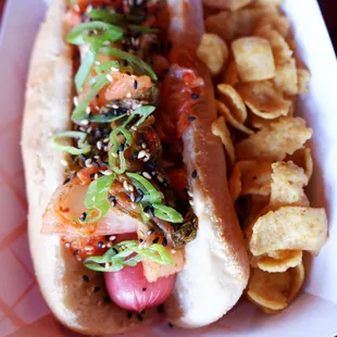 food, hot dogs, sandwich, hot dog