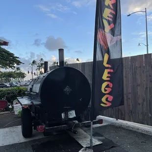 a bbq smoker