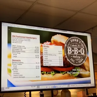 New food menu