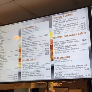 New food menu
