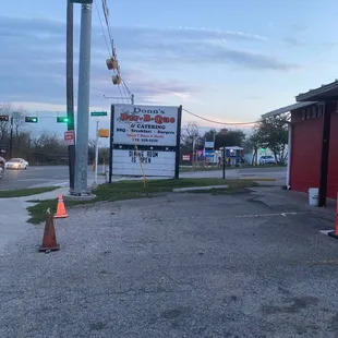 Waiting for my dinner... ordered brisket and fried catfish!