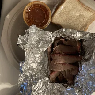 1/2 pound lean brisket