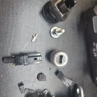 Key damage due to theft  auto claim