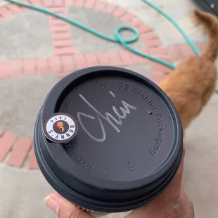 Yumm chai latte . Also got a Mexican PB! Recommend both!