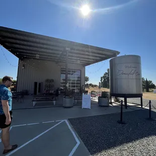 Outside of the Tasting Room