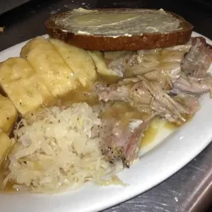 Roast pork &amp; dumpling special