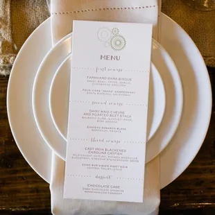 Farm and Factory Menu created by Chef TJ