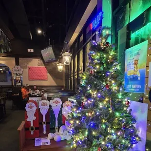 Inside...ready for Christmas!