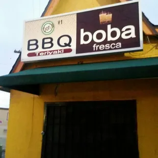 the front of a restaurant