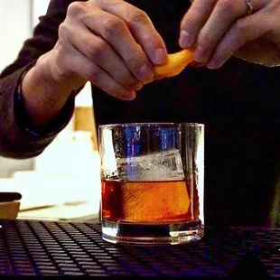 Freshly made cocktails at the Dons Bogam bar