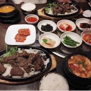 Lunch Special $13.95! Choice of Meat &amp; Stew. This is Galbi and Tofu Stew
