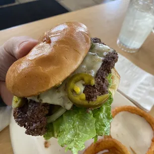 5 Alarm burger. Ooooo