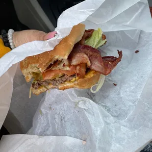 1/4 lb Bacon Cheese Burger