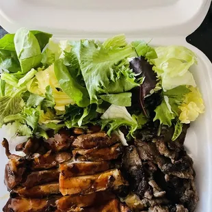 Chicken &amp; Bulgogi (Beef) Teriyaki Plate!