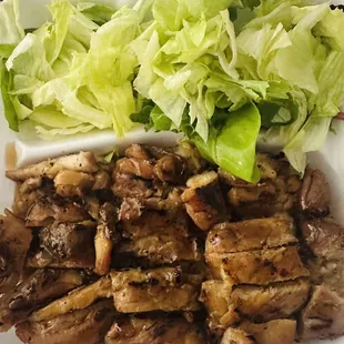 Chicken Teriyaki Plate (thousand island dressing on the side)!!