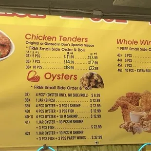 Menu part 2 - Feb 2025