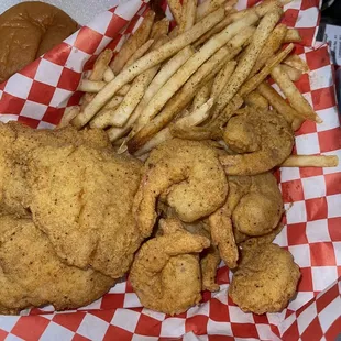 15. Four Piece Fish and 10 Piece Medium Shrimp