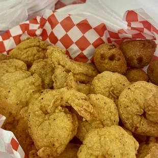 #15. Four Piece Fish and 10 Piece Medium Shrimp