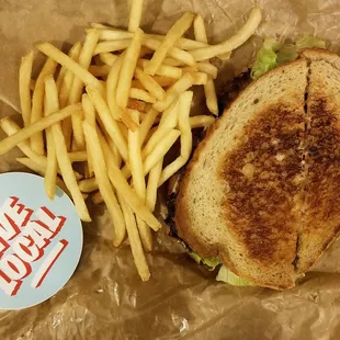 Patty Melt w/ Fries