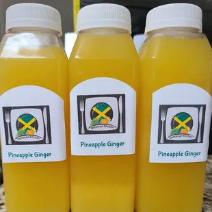 Pineapple Ginger.
This is a refreshing homemade natural drink to enjoy that taste good and is good for you.