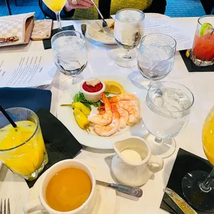 Shrimp cocktail appetizer