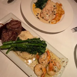 Filet and scampi Faroe Island Salmon