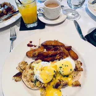 Benedict for brunch. Just OK.