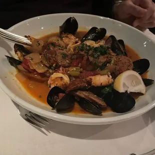 Portuguese Seafood Stew with Pappardelle