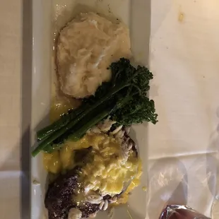 Steak Oscar dish