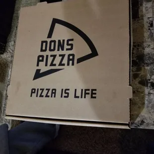 a box of pizza