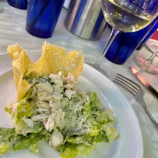Crab Caesar Salad