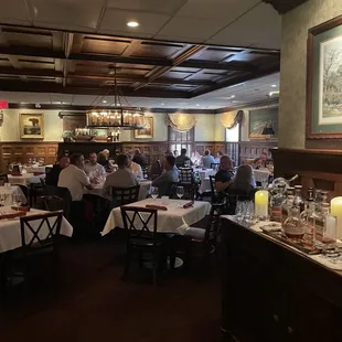 One of the dining areas
