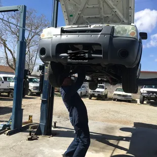 Mike, our heavy line technician