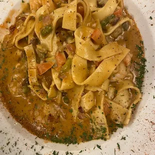 Creole shrimp clam bake