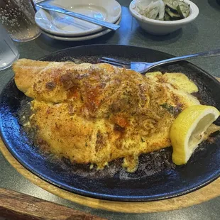grilled fish, food