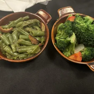 Green beans; Steamed Vegetables