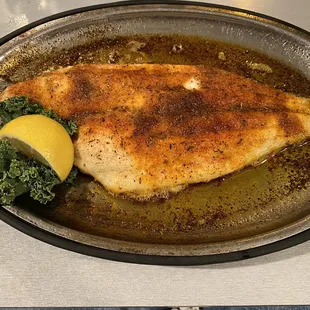 Blackened Flounder.